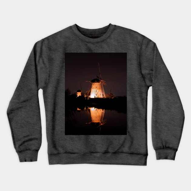 Kinderdijk Windmill Crewneck Sweatshirt by Dutch.View.22